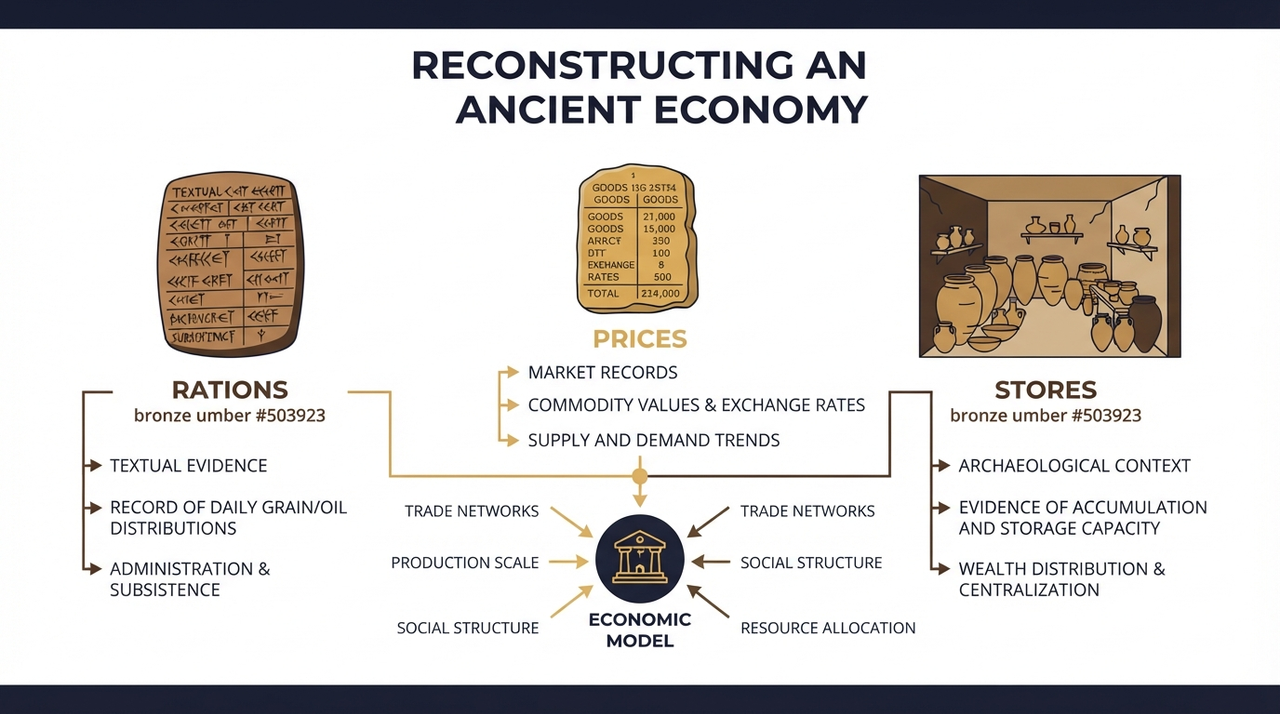 Reconstructing Ancient Economies: Mesopotamian Ration Lists, Price Tablets, and Hidden Household Production