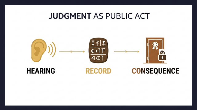 Judging in Public: Ancient Political Courts, Assemblies, and the Ethics of Allocating Consequence