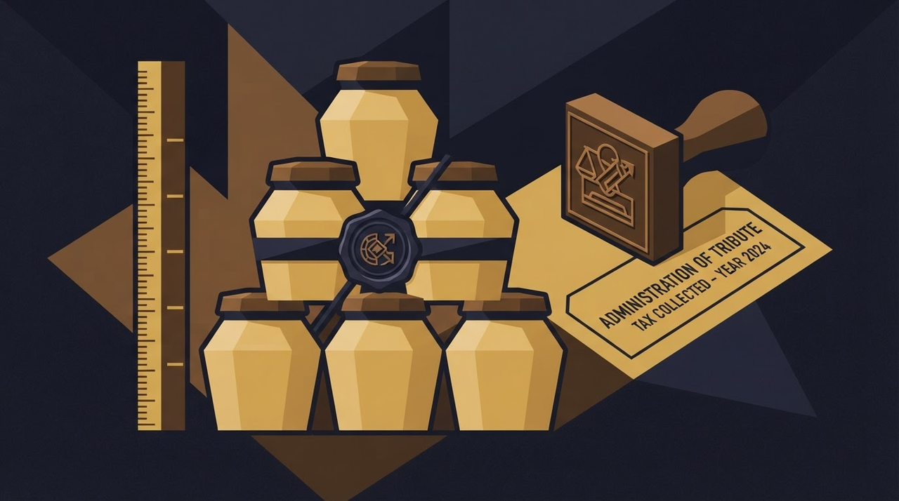 Sealed Jars at the Gate: Tribute vs. Tax in Ancient Extraction Institutions