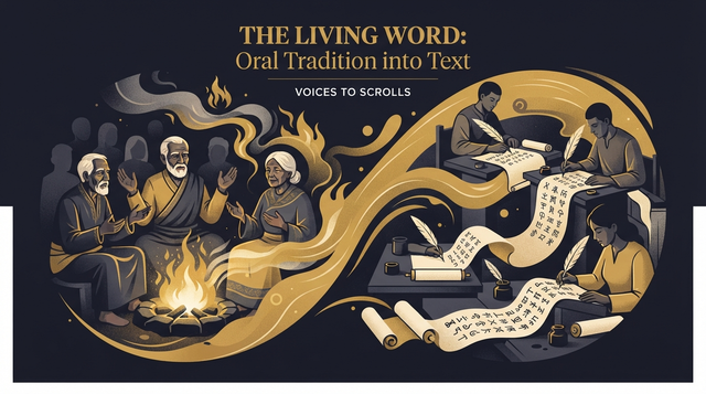 From Oral Memory to Written Canon: Ancient Memorization Methods and Canon Formation in Vedic, Homeric, and Rabbinic Traditions
