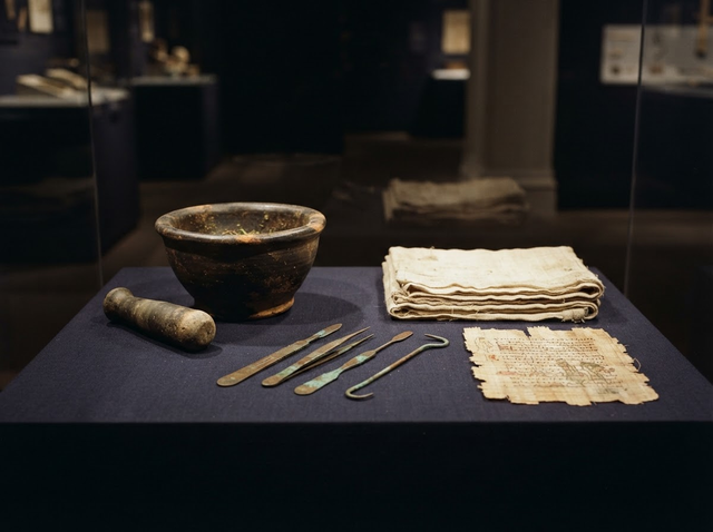 Healing Hands and Ancient Artifacts: The Material Culture of Medicine from Sumerian Tablets to Islamic Hospitals