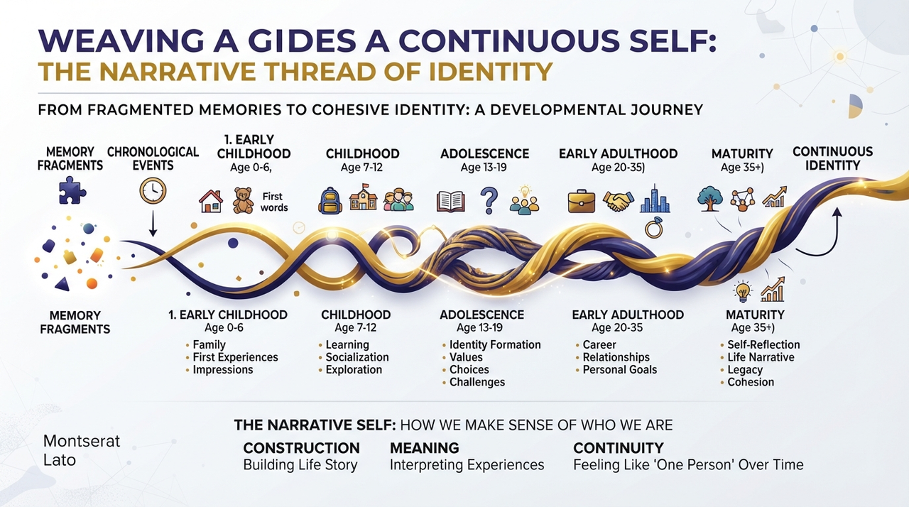 How Memory Stitches Your Narrative Identity: Continuity of Self Revealed