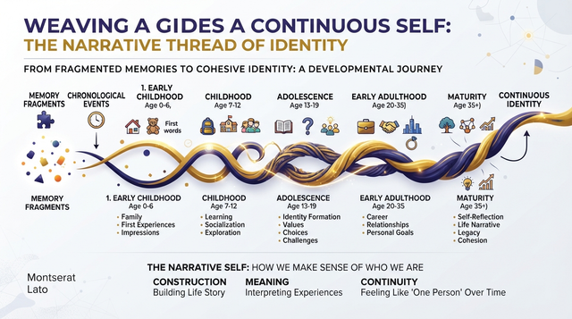 How Memory Stitches Your Narrative Identity: Continuity of Self Revealed