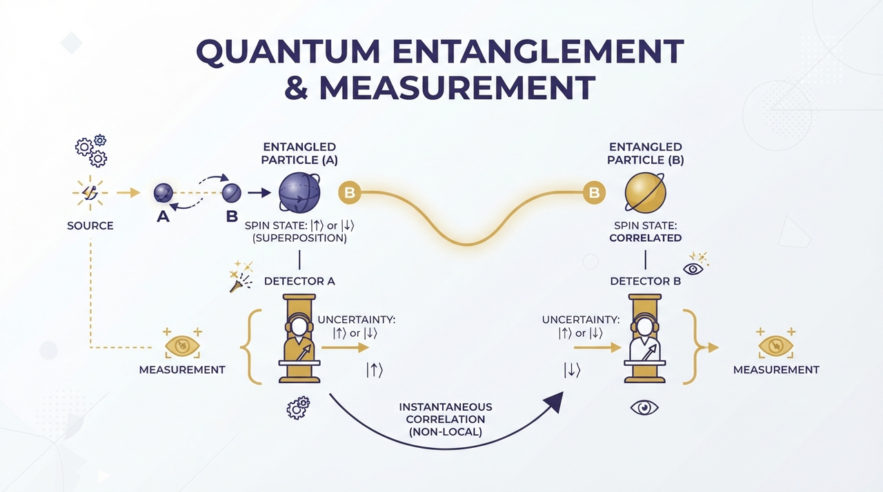 Quantum Entanglement Explained: Bell Inequality, Aspect & Zeilinger Experiments, and Key Interpretations