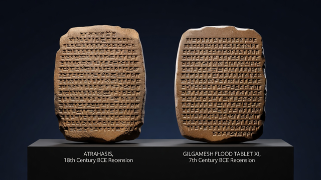 Gilgamesh Flood Tablet XI vs Atrahasis: Decoding Mesopotamian Flood Myths and Akkadian Recensions