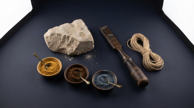 Ancient Art Materials Technology: Limestone, Lapis, Vermilion, and Camelid Weaving Unveiled