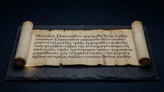 Hesiod's Theogony: Boeotia's Archaic Greek Poet Unveils the Catalog of First Gods (700 BCE)