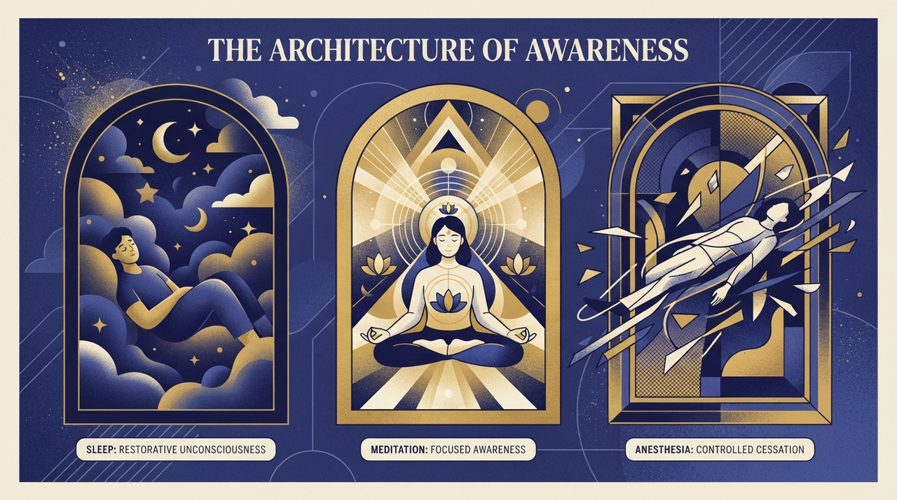 Altered States of Consciousness: Sleep Stages, Dreams, Meditation, and Anesthesia Explained