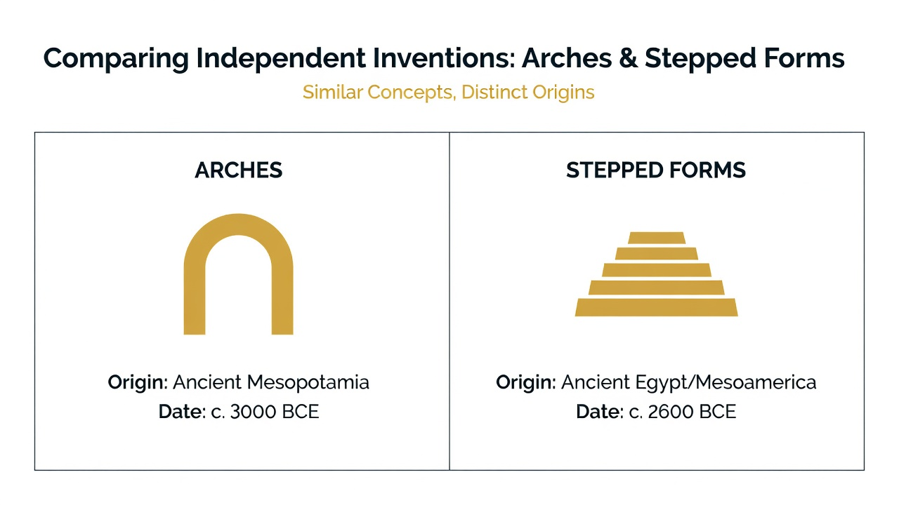 Archaeological Convergence: Why Pyramids Worldwide Prove Independent Invention, Not Ancient Contact
