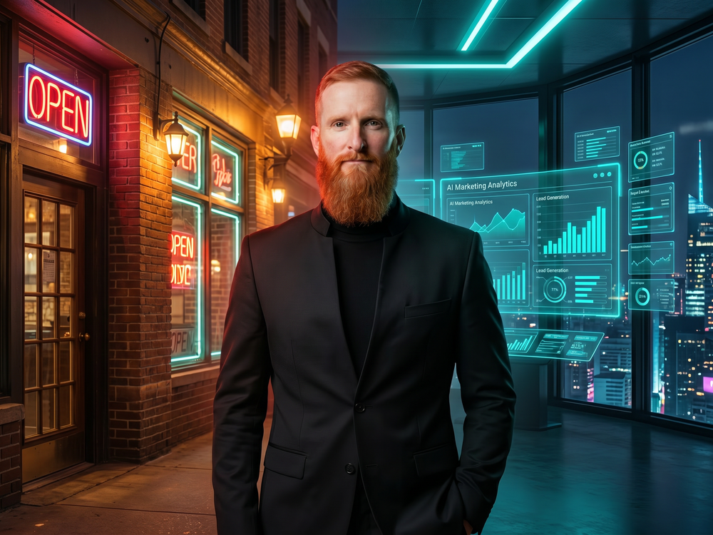 Sean Whalen, founder of Red Nova AI Agency, delivering AI automation and marketing growth systems for local businesses