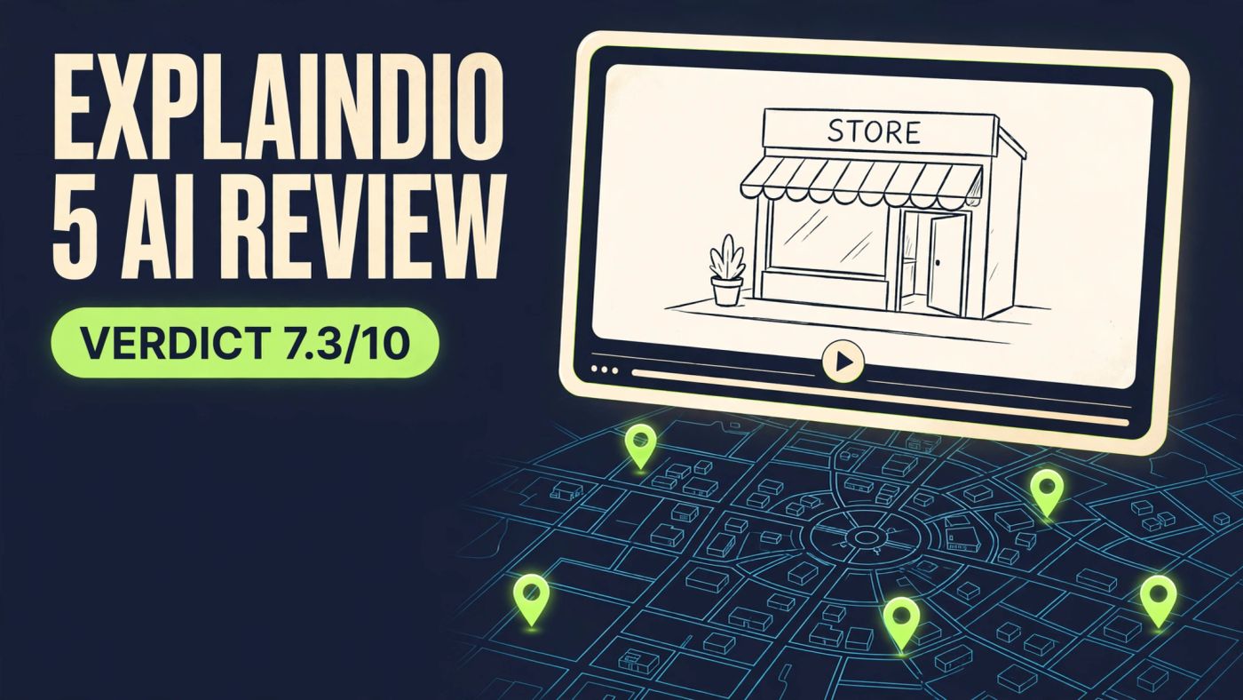 Explaindio 5 AI Review 2026: 7.3/10 Verdict on Video Prospecting for Local Businesses, Pricing and Buyer Fit