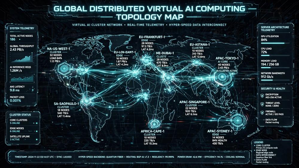 Global Distributed Virtual Topology