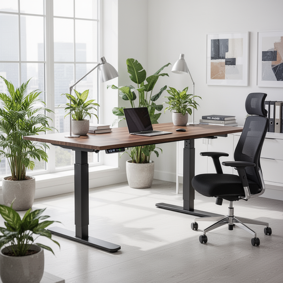 UPLIFT V2 Standing Desk - 72" Walnut