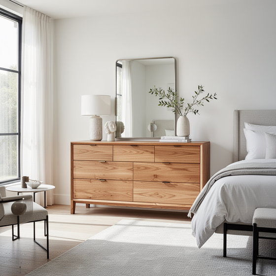 Crate & Barrel Tate Dresser - 6 Drawer