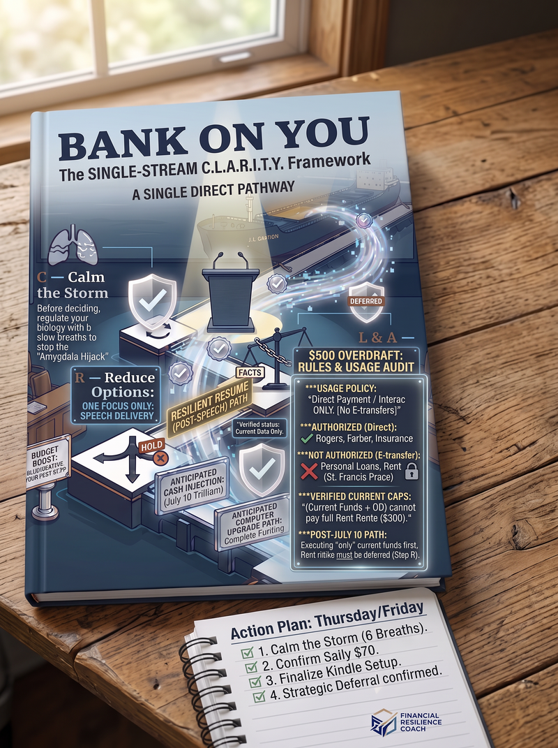 Bank On You book mockup, Book One in the 1% Better Today Than Yesterday series, by Ray Whitfield, shown on a desk beside an action plan notebook