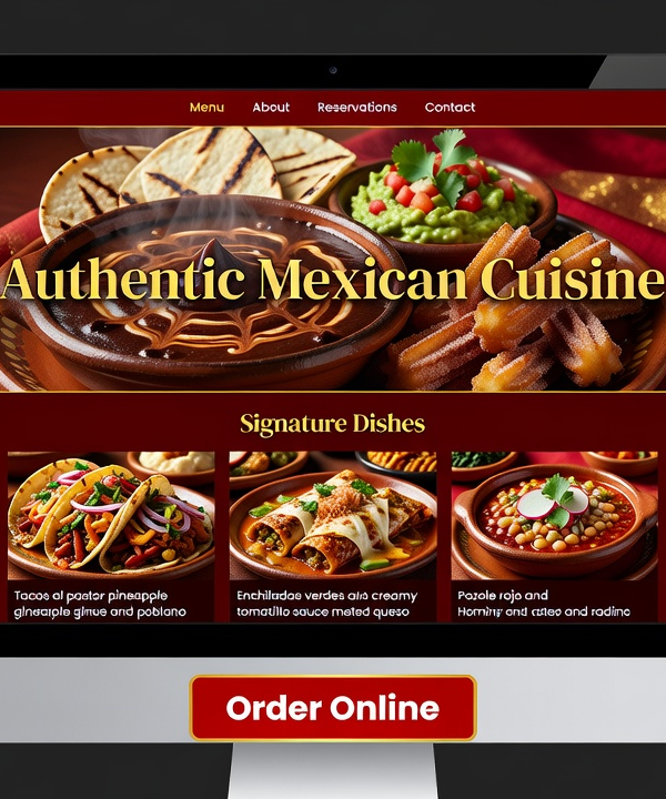 Mexican Restaurant website