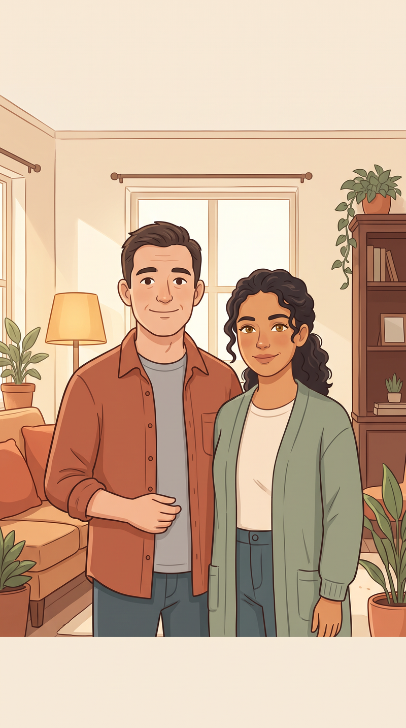 Milo and Ally, the AI characters featured in the Mind Like Mine community welcome video.