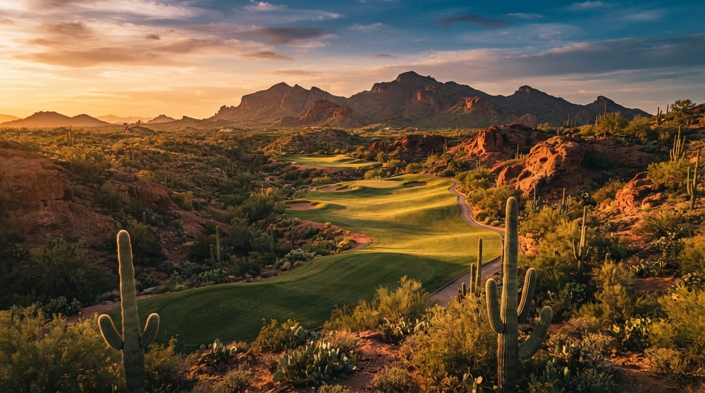 Scottsdale golf travel landscape