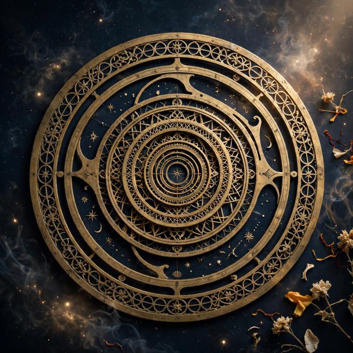 Celestial editorial artwork for Vedic astrology guidance