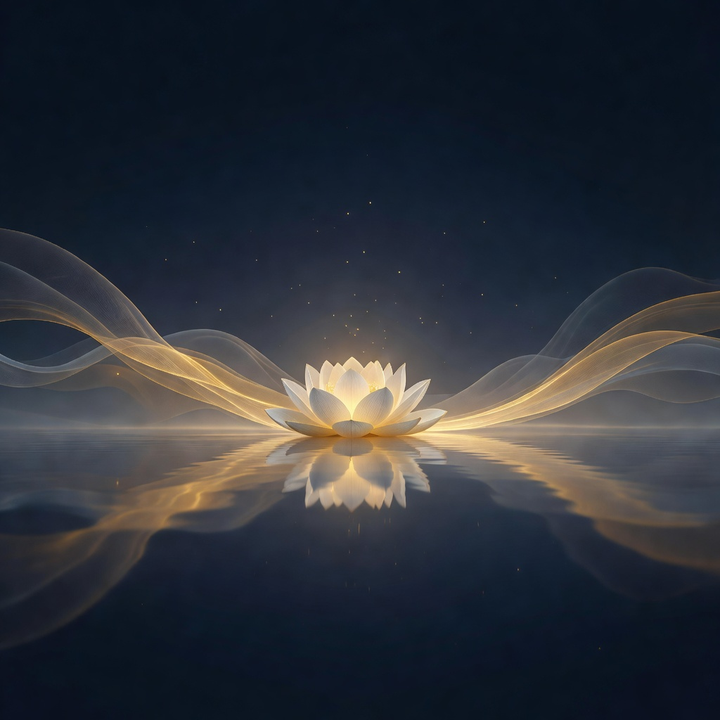 Celestial editorial artwork for complementary spiritual healing