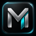 Milli chrome-silver M mark