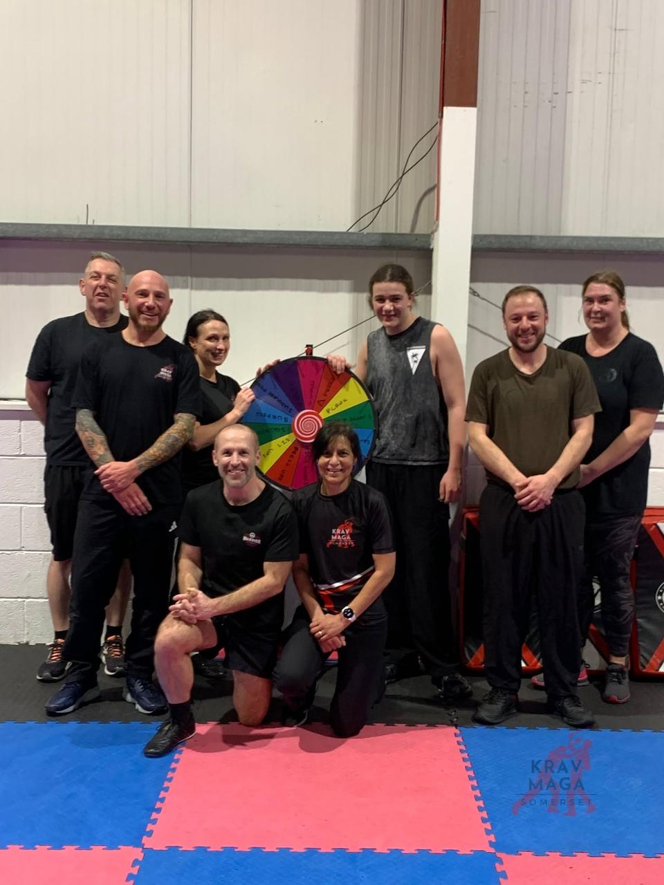 Warrior Fitness class members together in the training studio