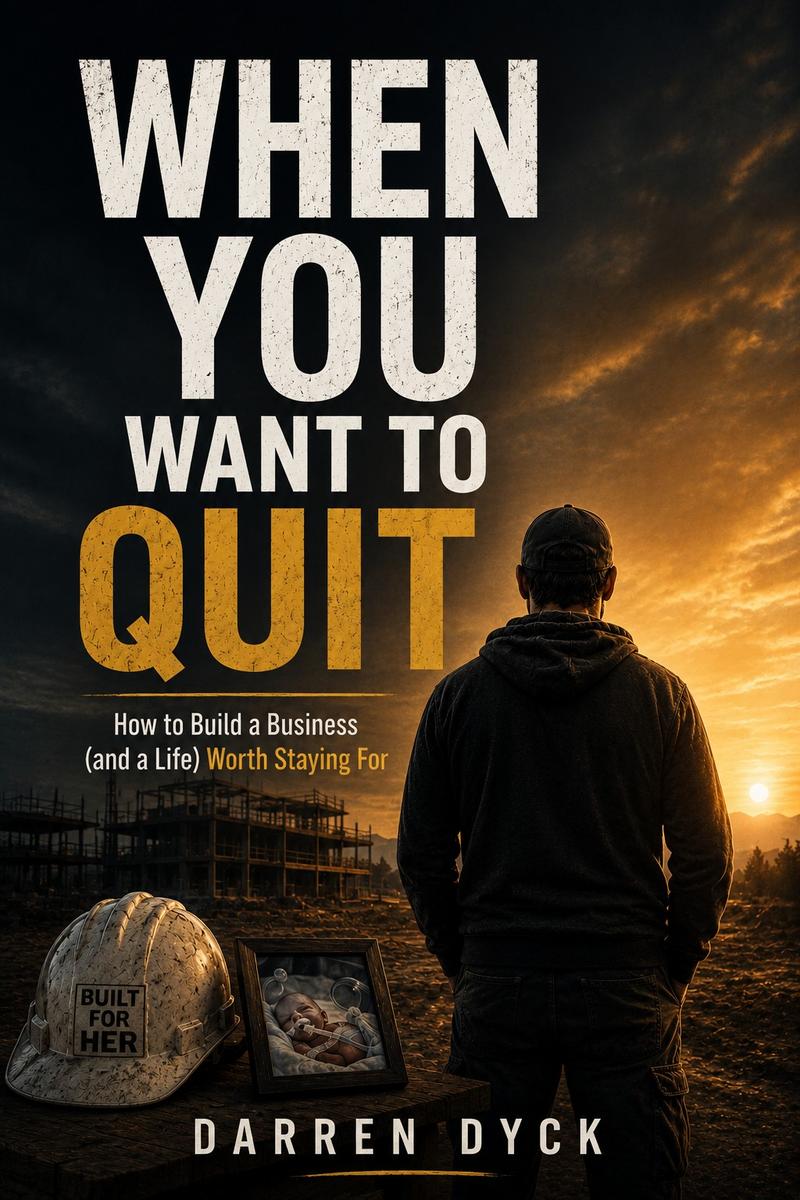 Front cover of When You Want to Quit by Darren Dyck