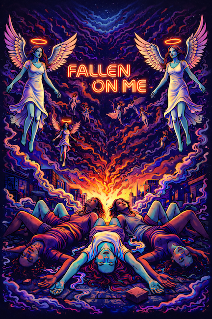 Fallen On Me artwork by Celso