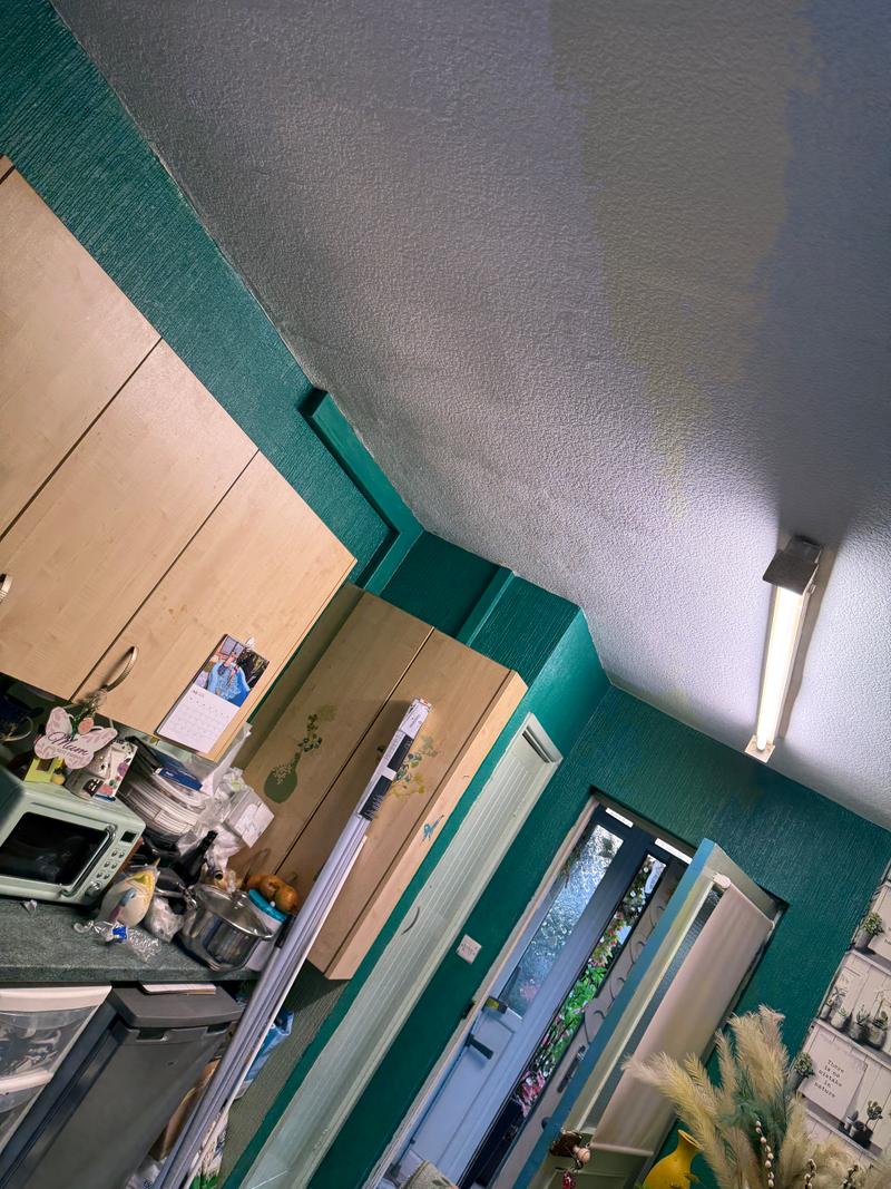 After photo of an interior kitchen area following painting and decorating