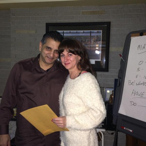 Simona Chiriac with Coach Paul Sahota