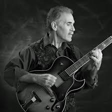 Guitarist playing an electric guitar