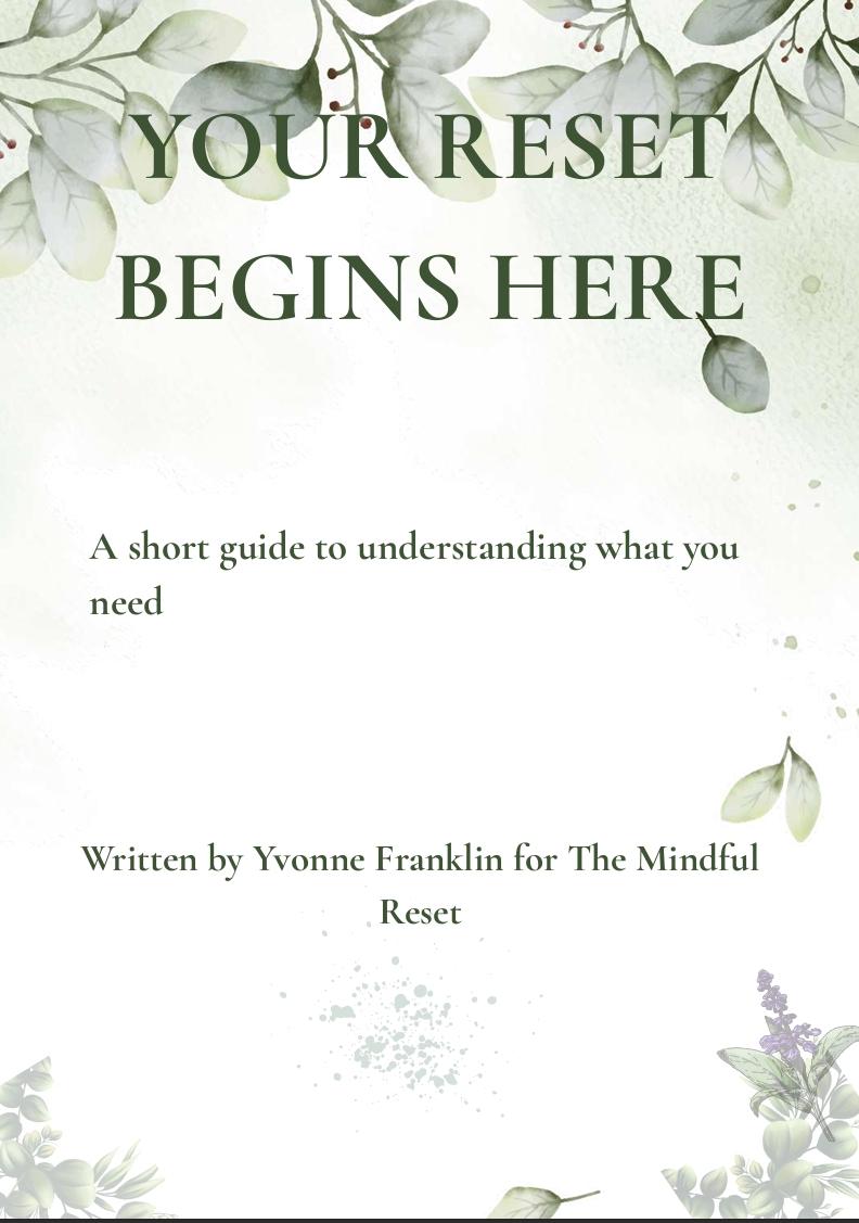 Cover of Your Rezset Begins Here, a deeper 107-page guide by Yvonne Franklin.