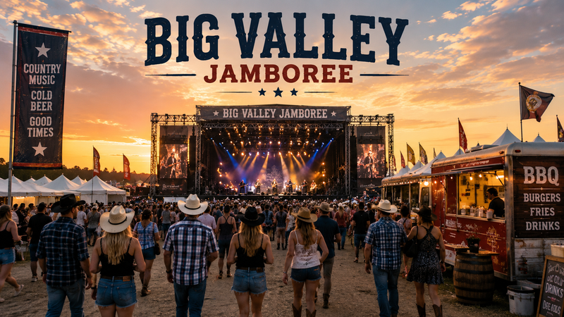 Big Valley Jamboree Returns to Camrose July 30–August 2